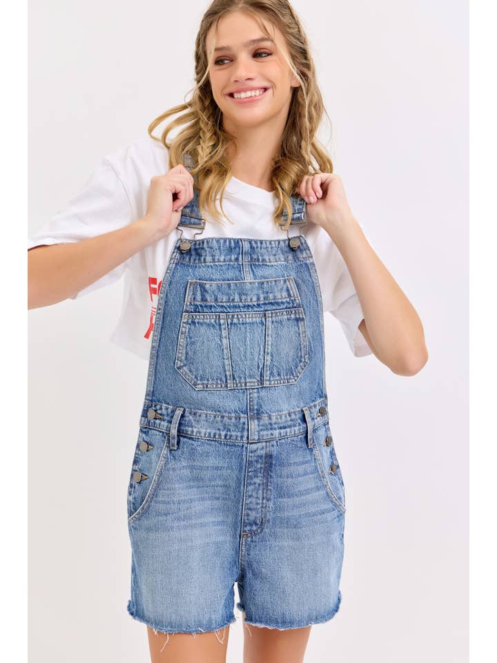 TORI DENIM SHORTALLS