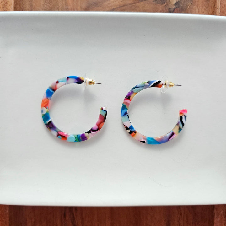 CAMY FIESTA MEDIUM HOOP EARRINGS