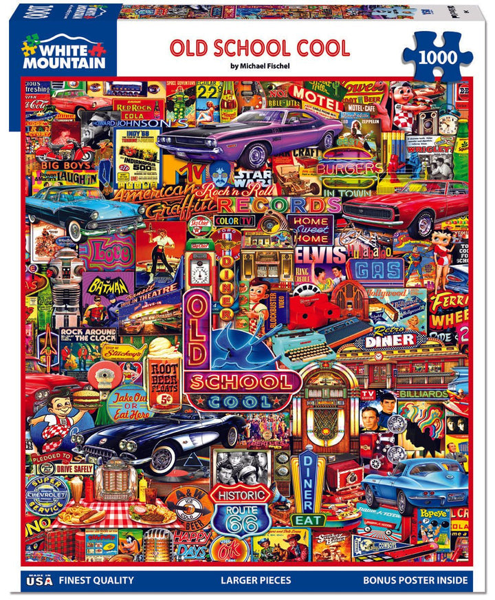 OLD SCHOOL COOL 1000 PIECE PUZZLE
