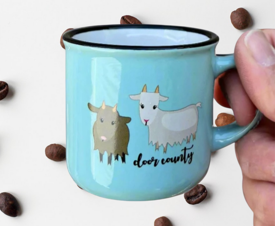 DOOR COUNTY GOATS MINI MUG
