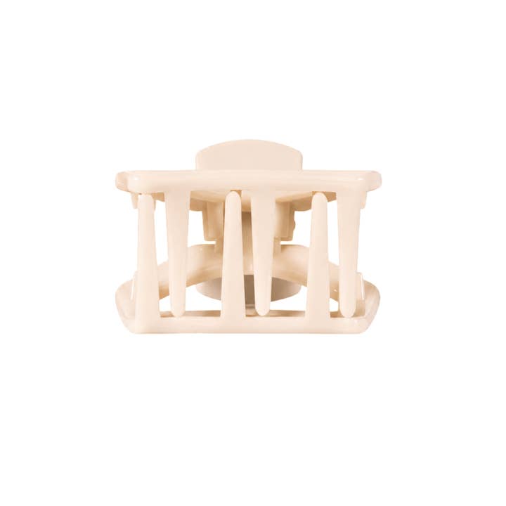 OPEN ALMOND BEIGE PETITE HAIR CLIP
