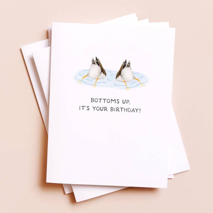 BOTTOMS UP CARD
