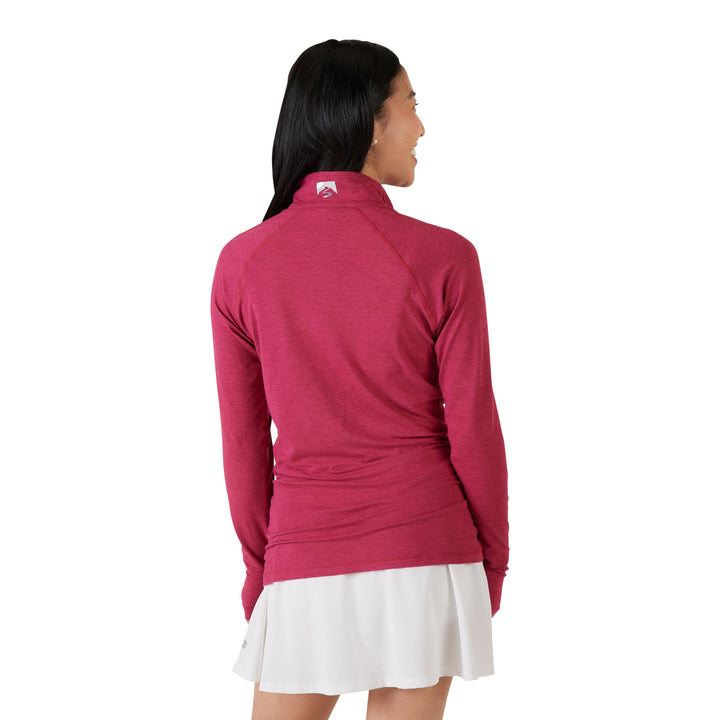 PACESETTER DEEP MAGENTA 1/4 ZIP