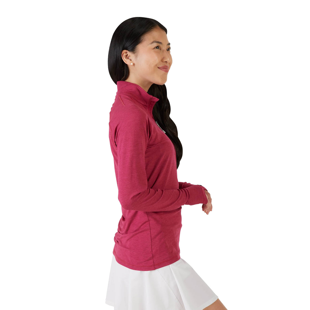 PACESETTER DEEP MAGENTA 1/4 ZIP