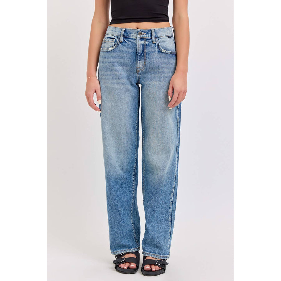 KENNY MID RISE DAD JEANS
