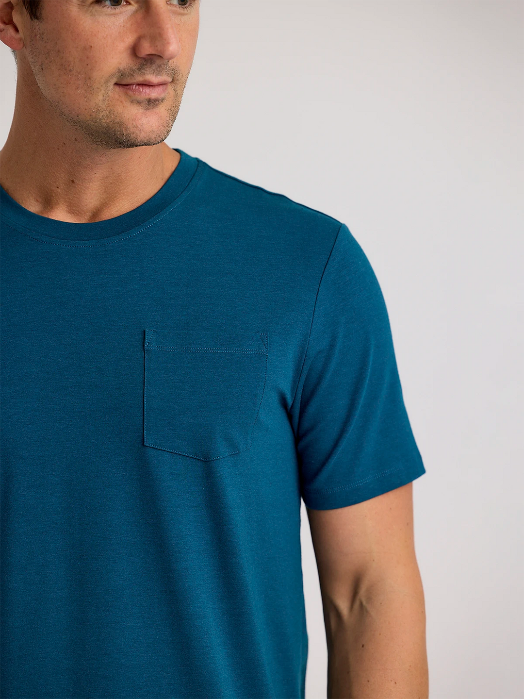 MEN'S LEGION BLUE BAMBOO CURRENT POCKET TEE