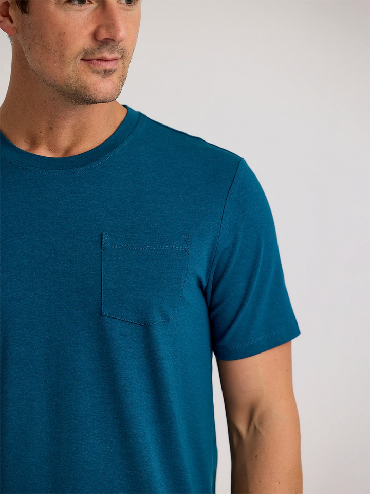 MEN'S LEGION BLUE BAMBOO CURRENT POCKET TEE