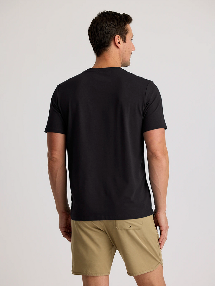 MEN'S BLACK CURRENT POCKET TEE