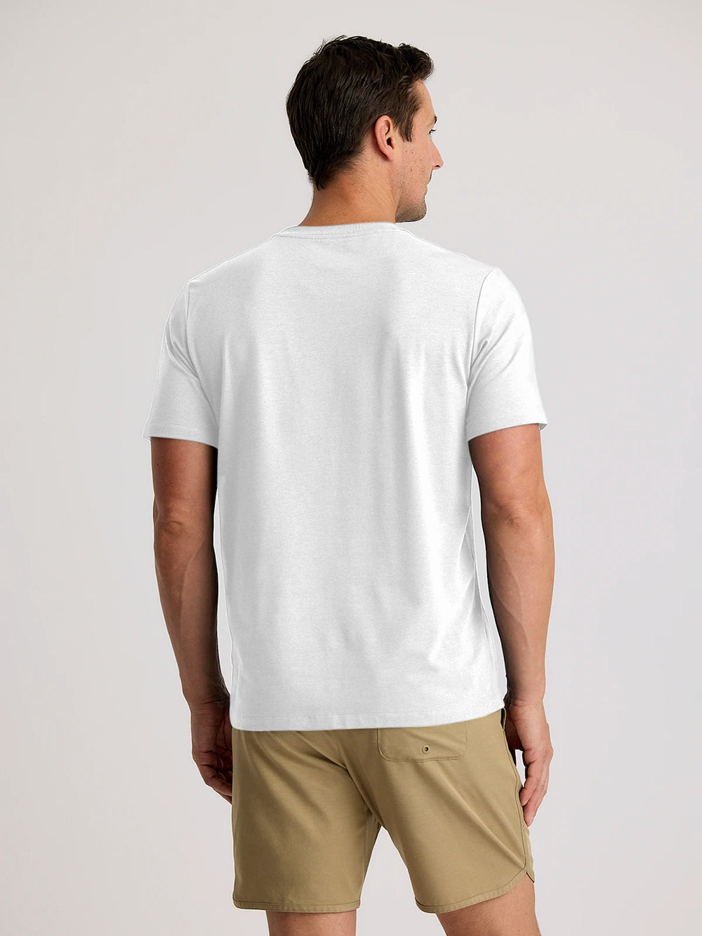 MEN'S BRIGHT WHITE CURRENT TEE
