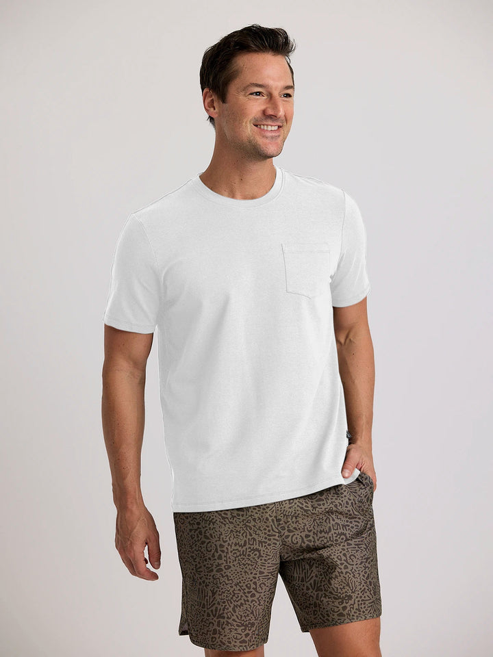 MEN'S BRIGHT WHITE CURRENT TEE