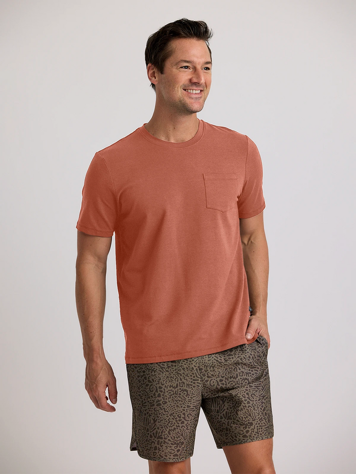 MEN'S REDWOOD BAMBOO CURRENT POCKET TEE