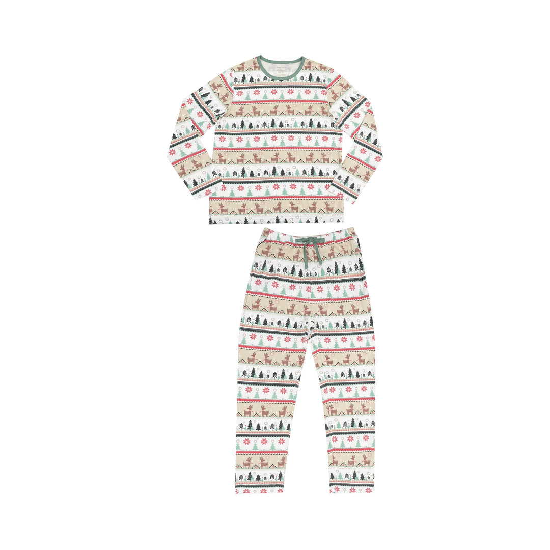 ADULT REINDEER FAIRISLE LOUNGWEAR SET