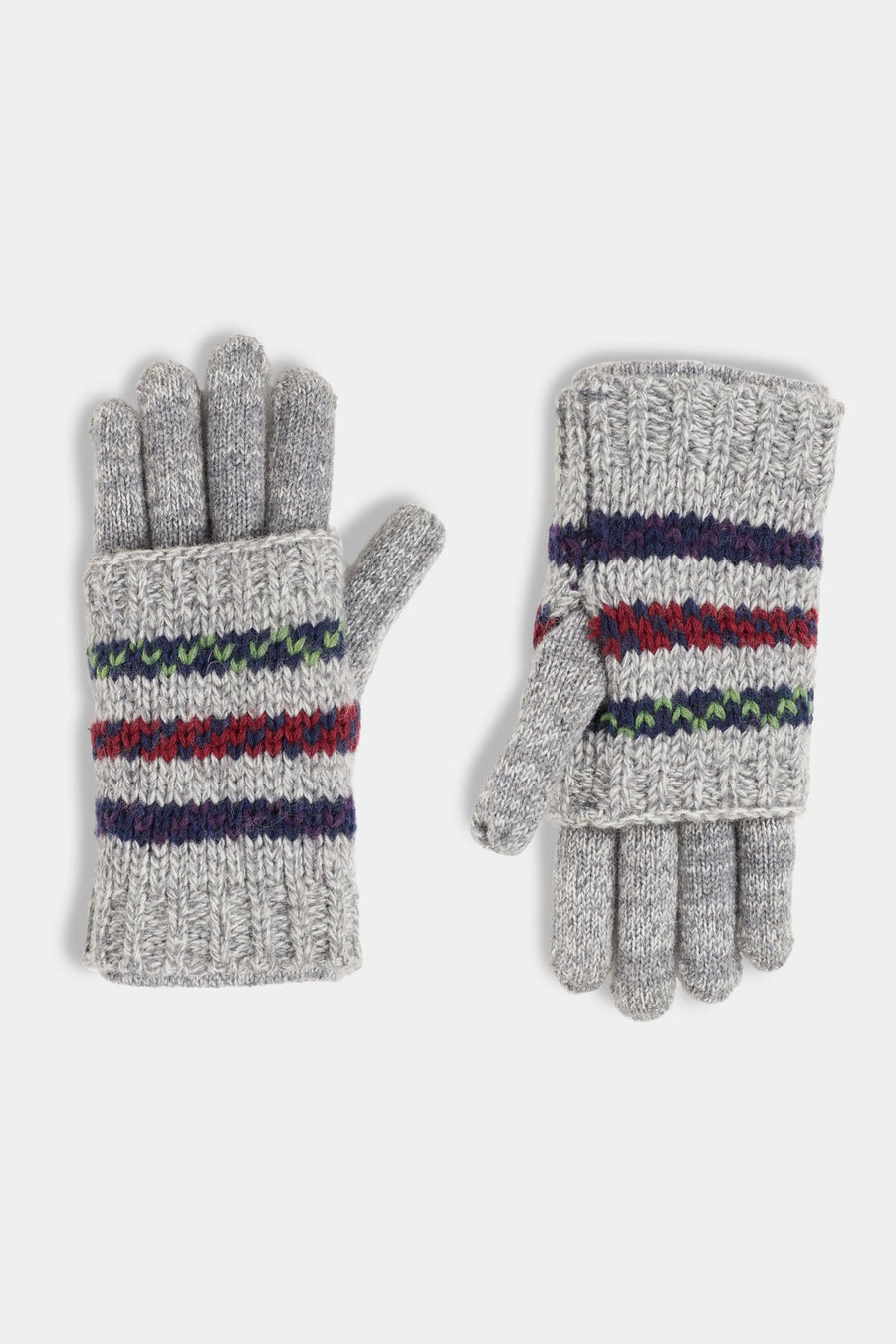 STRIPE CONVERTIBLE GLOVES
