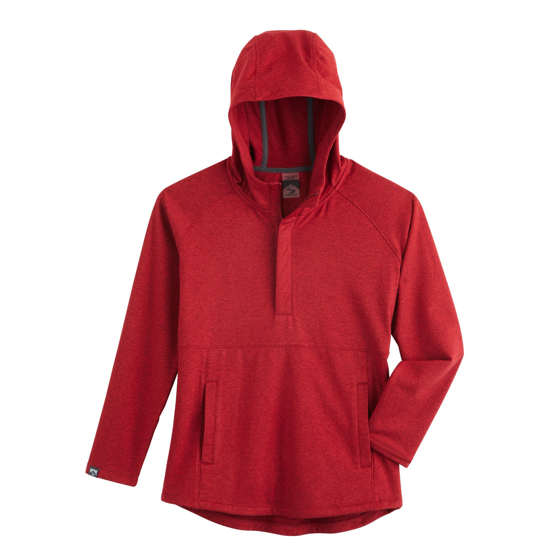 CRIMSON RED SIDEKICK HOODED 1/4 ZIP