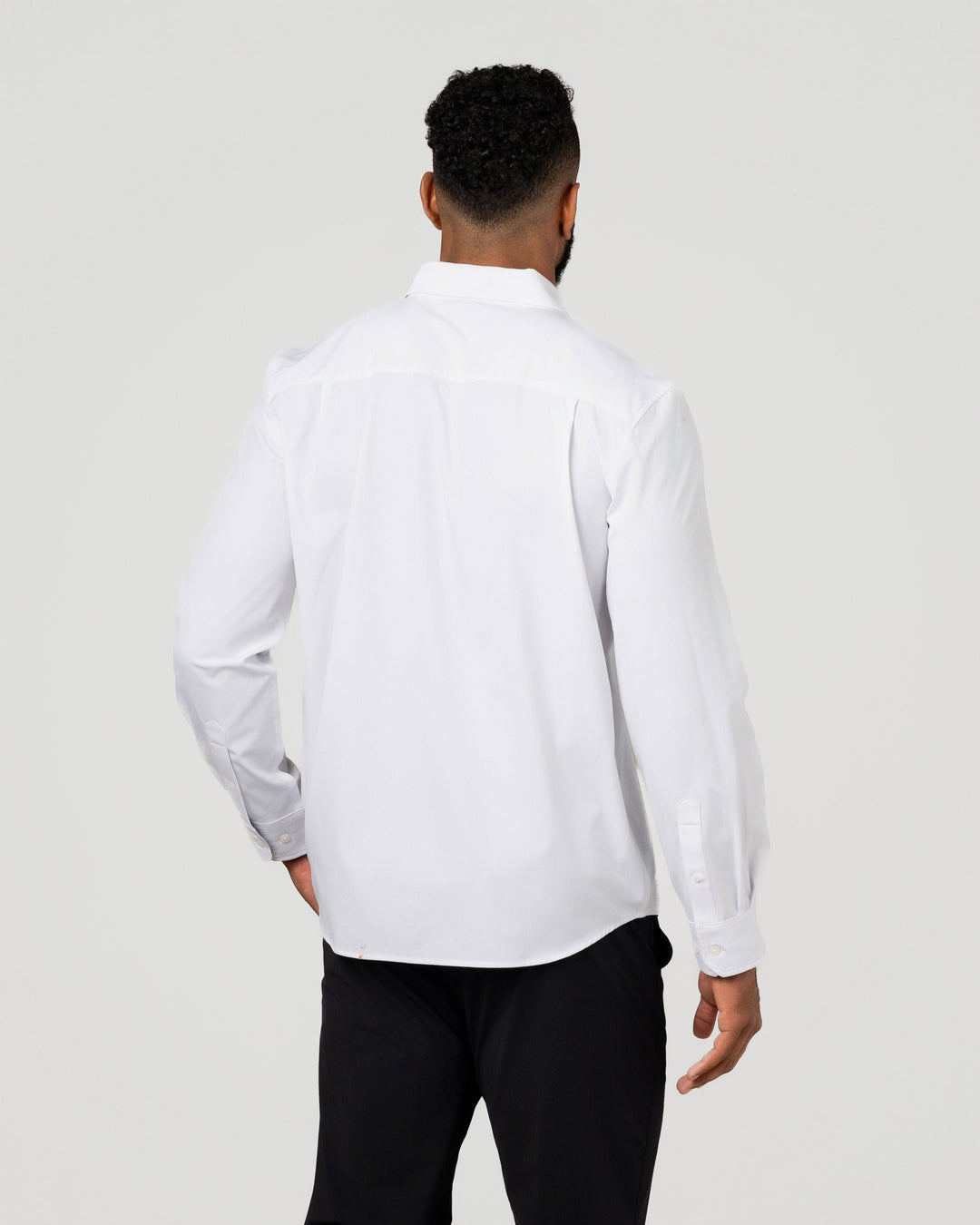 MEN'S WHITE  INFLUENCER SHIRT