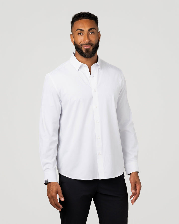 MEN'S WHITE  INFLUENCER SHIRT