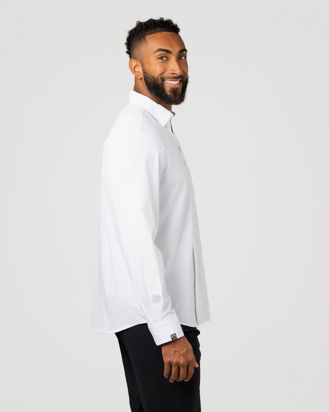 MEN'S WHITE  INFLUENCER SHIRT