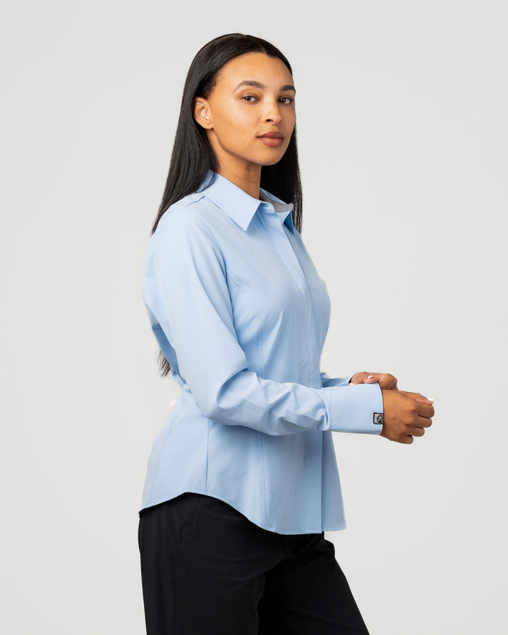 OXFORD BLUE EXECUTIVE BUTTON UP SHIRT
