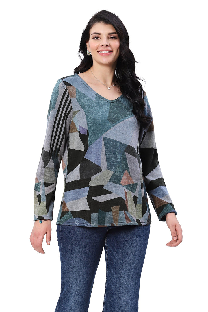 JODIE REVERSIBLE  V-NECK TOP