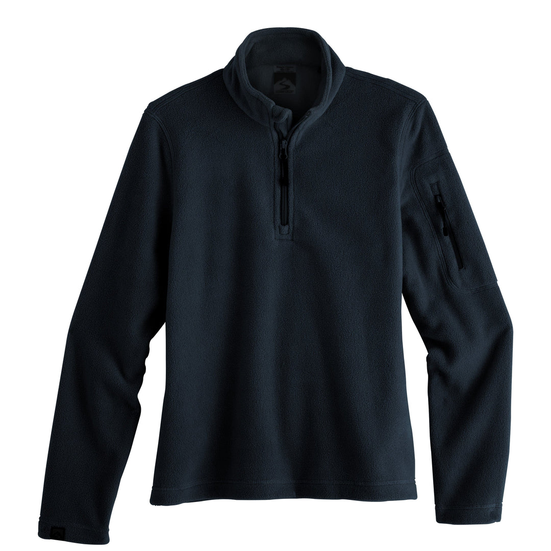 NAVY FIRESIDE 1/4 ZIP FLEECE