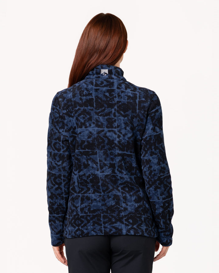 UNION BLUE FIRESIDE FLEECE QUARTER ZIP
