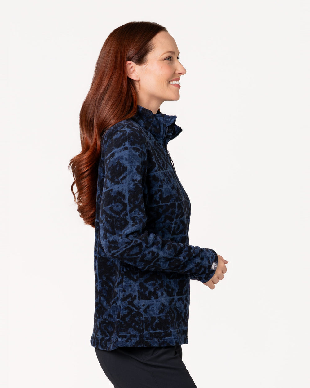 UNION BLUE FIRESIDE FLEECE QUARTER ZIP
