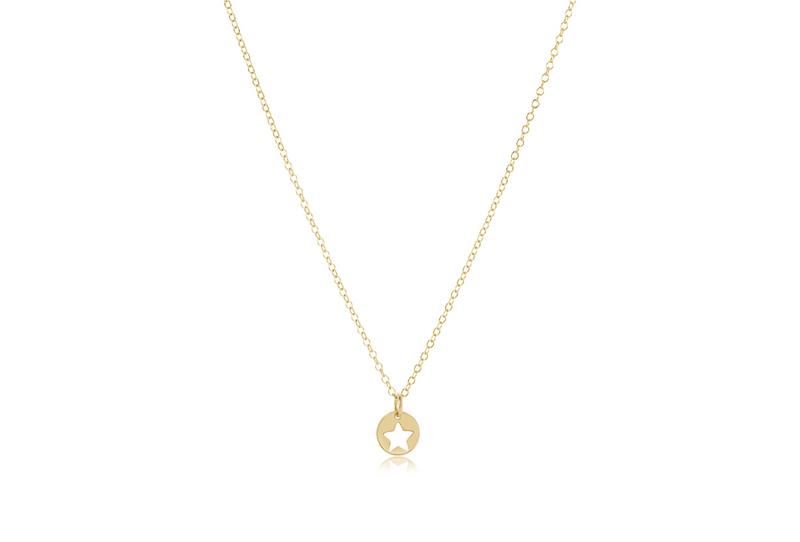 STAR CHARM GOLD 16" NECKLACE
