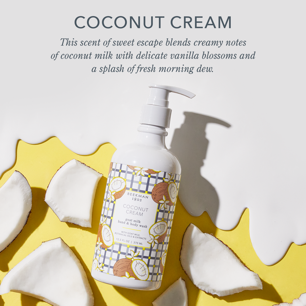 COCONUT CREAM 12.5OZ GOAT MILK LOTION