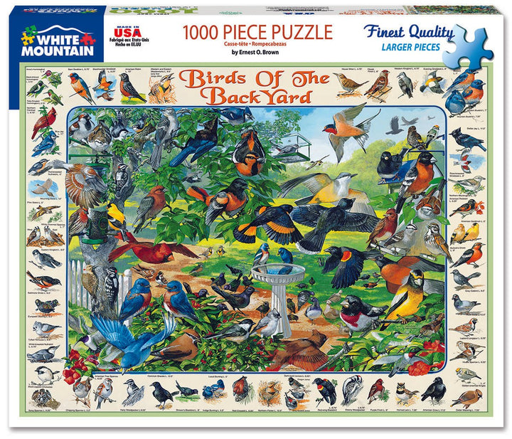 BIRDS OF THE BACKYARD 1000 PIECE PUZZLE
