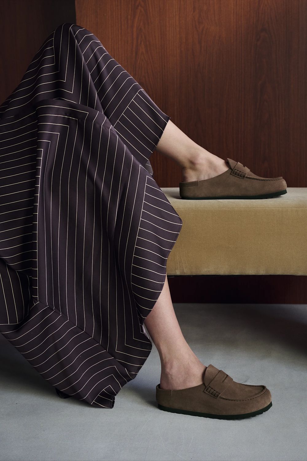 NAPLES CARAFE WRAPPED SUEDE LOAFER