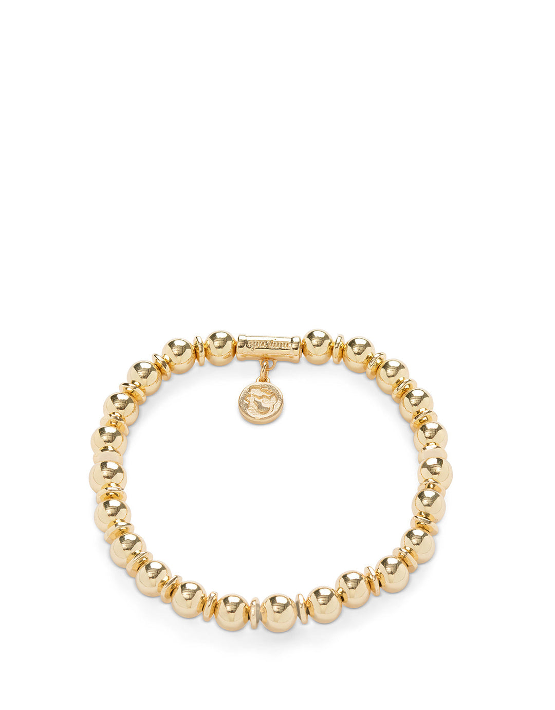 GOLD 6mm STRETCH BRACELET