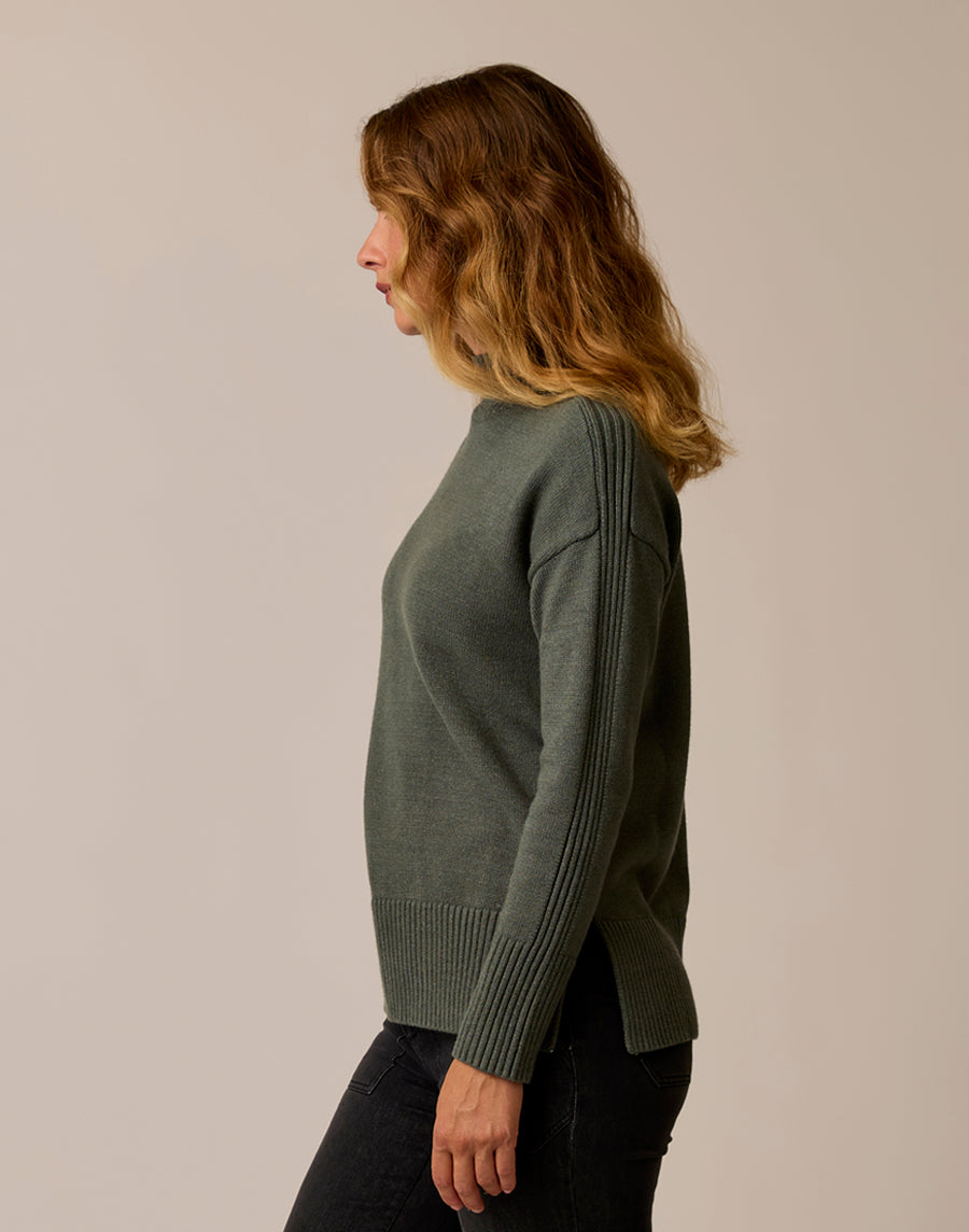 WOODWARD HAZEL HEATHER SWEATER