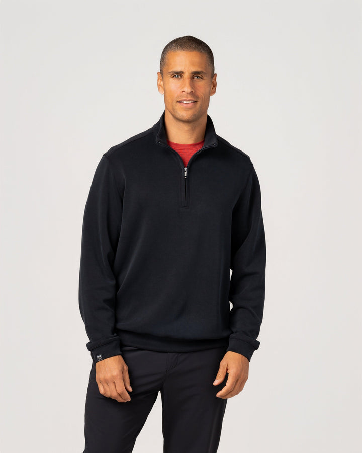 MEN'S BLACK COMFORT ZONE 1/4 ZIP