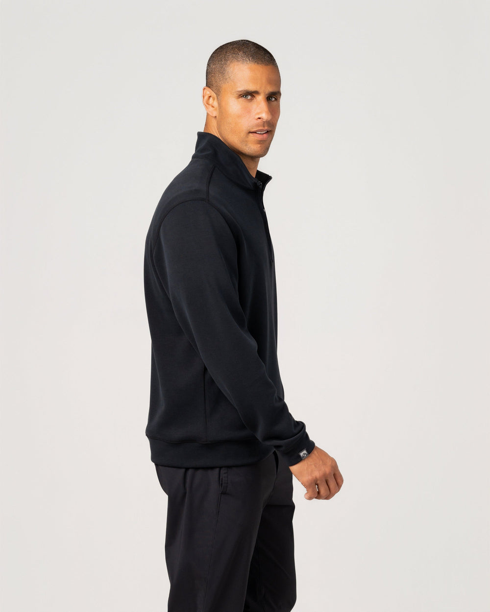 MEN'S BLACK COMFORT ZONE 1/4 ZIP
