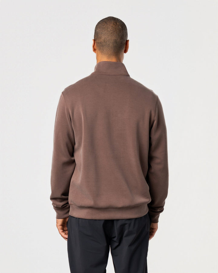MEN'S CHOCOLATE COMFORT ZONE 1/4 ZIP