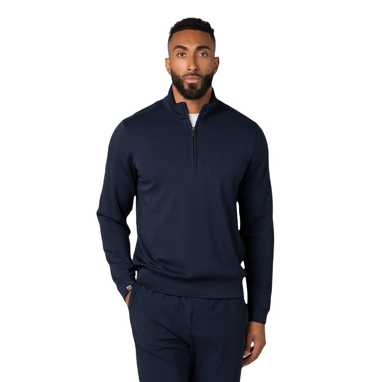 MEN'S NAVY COMFORT ZONE QUARTER ZIP
