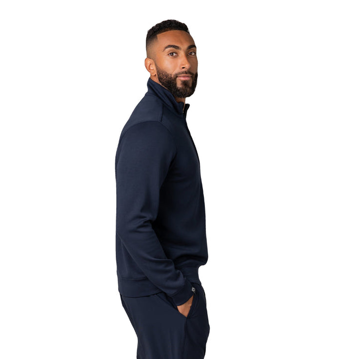 MEN'S NAVY COMFORT ZONE QUARTER ZIP