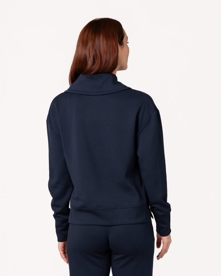 NAVY COMFORT ZONE HALF ZIP