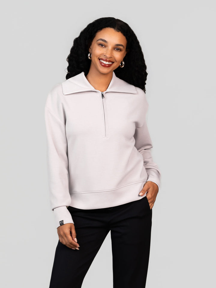 SAND COMFORT ZONE HALF ZIP
