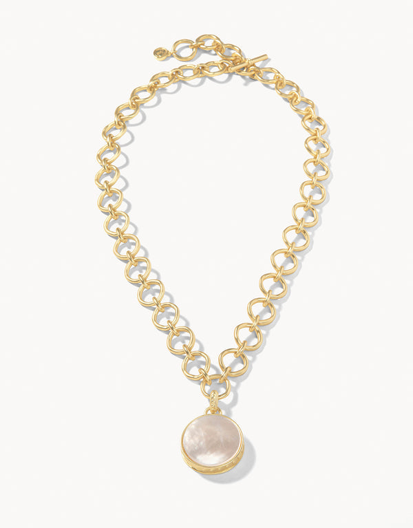 NAIA PEARLESCENT CHUNKY 20" NECKLACE