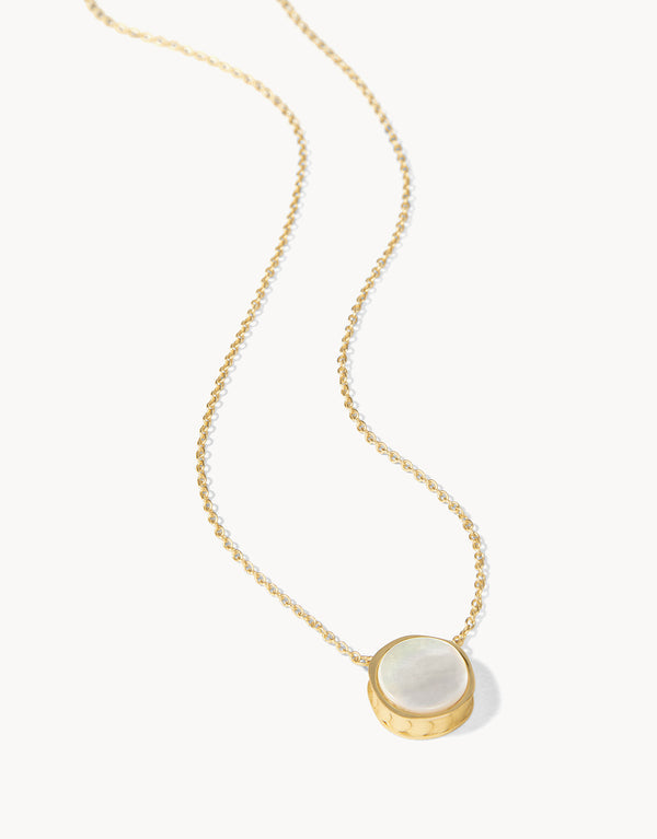 NAIA PETITE PEARLESCENT 16" NECKLACE
