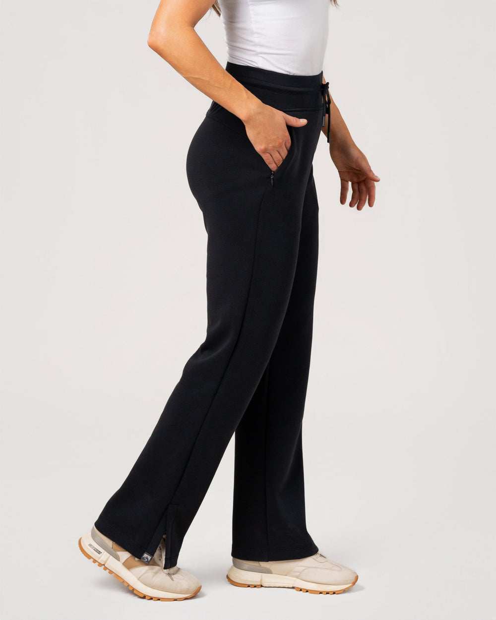 BLACK COMFORT ZONE PANTS
