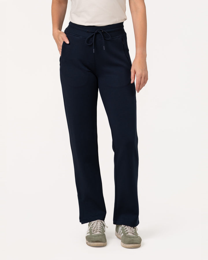 NAVY COMFORT ZONE STRAIGHT LEG PANT
