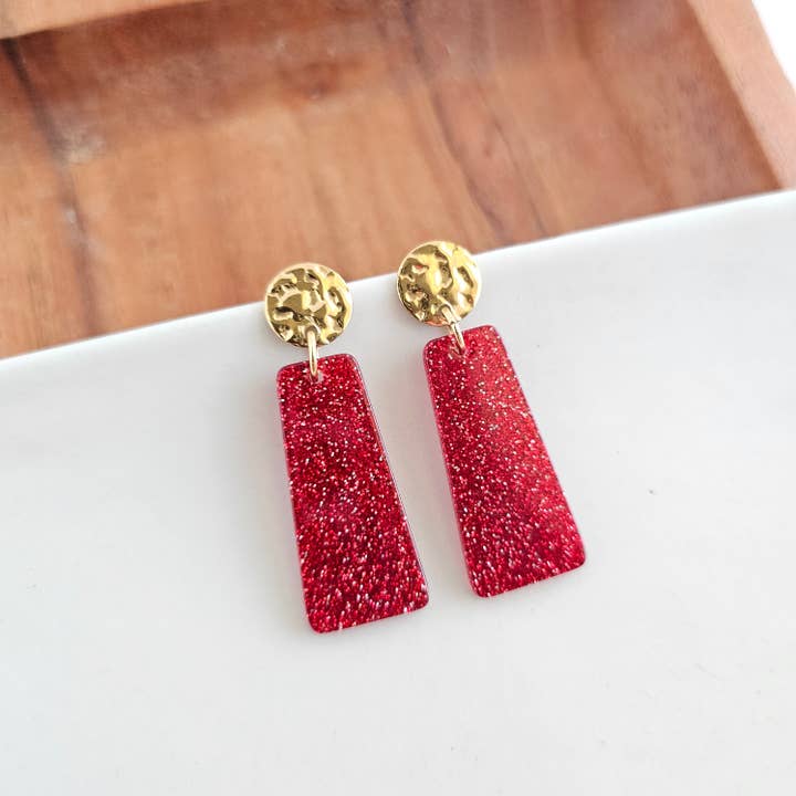 MIA RED EARRINGS