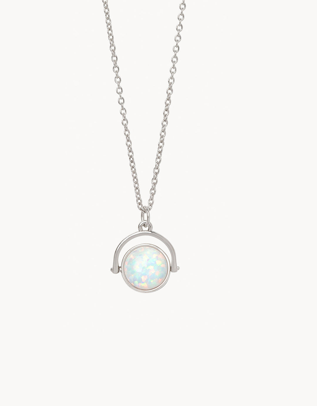 SILVER SEA LA VIE TO THE MOON & BACK REVERSIBLE NECKLACE
