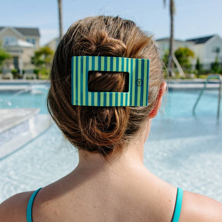 CABANA CUTIE LARGE FLAT RECTANGLE HAIR CLIP