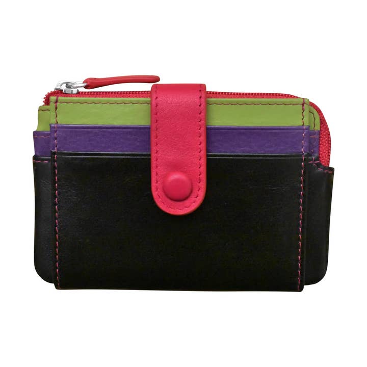 BLACK BRIGHTS SMALL CARD CASE WALLET