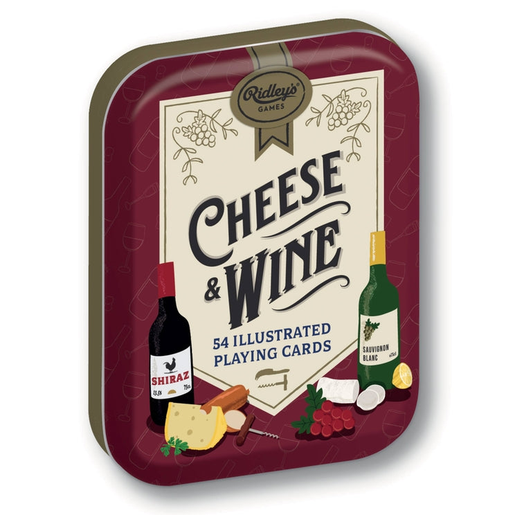 CHEESE & WINE PLAYING CARD SET
