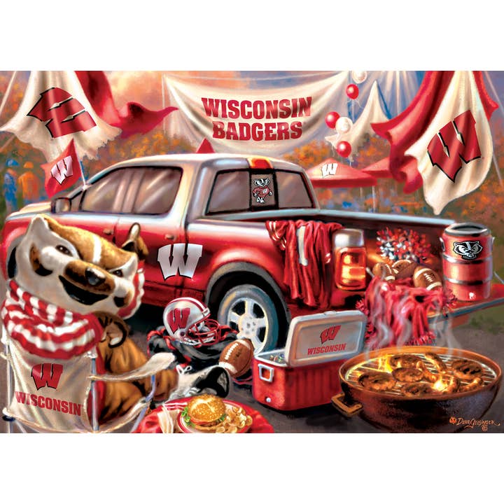 Wisconsin Badgers Gameday 1000 Piece Puzzle