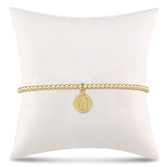 BE YOU CLASSIC GOLD 2MM BEAD BRACELET
